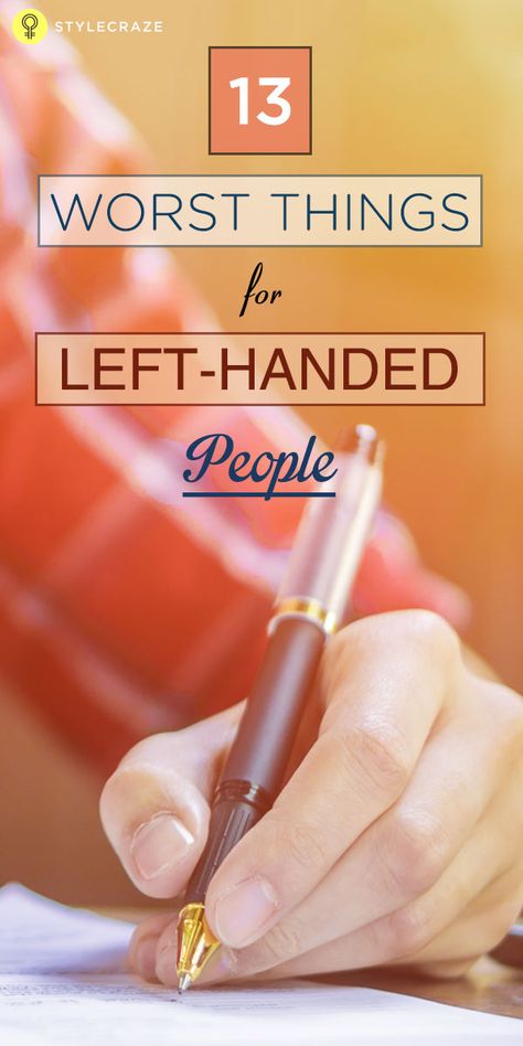 13 Worst Things Left-Handed People Experience (scheduled via http://www.tailwindapp.com?utm_source=pinterest&utm_medium=twpin) Handwriting For Left Handers, Left Handed Lettering, Calligraphy For Left Handers, Left Handed People Facts, Left Hand Writing, Left Handed Knitting, Lefty Facts, Left Handed Quotes, Lefty Problems