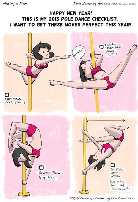 2013 pole move checklist Dance Goals, Pole Dancing Videos, Pole Sport, Belly Dancing Classes, Pole Moves, Pole Tricks, Aerial Fitness, Pole Art, Pole Dancing Fitness