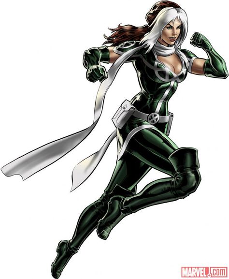 Rogue Modern Costume Marvel Avengers Alliance, Rogue Cosplay, Gambit X Men, Miss Marvel, Marvel Rogue, Avengers Alliance, Rogue Gambit, New Thor, Univers Marvel