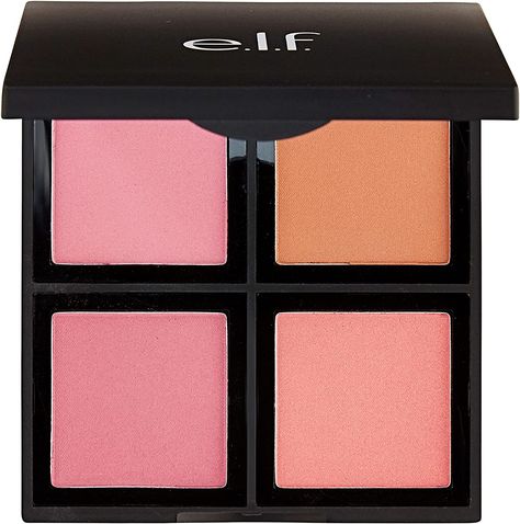 Enjoy 4 gorgeous shades that allow you to mix and match
Create different looks
Create a beautifully pigmented look that lasts all day Elf Rouge, Elf Blush Palette, Elf Palette, Elf Blush, Elf Products, Walmart Beauty Products, E.l.f. Cosmetics, How To Apply Blush, Mode Zara