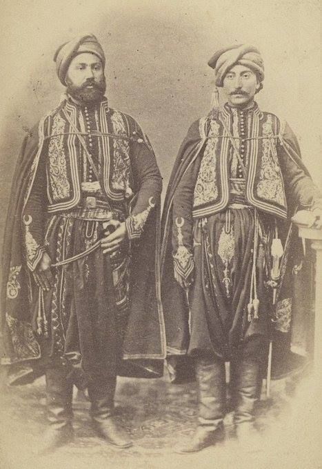 Turkish Men in Their Trasitional Costumes Traditional Turkish Clothing, Men In Traditional, Turkish Clothing, Michael Crichton, 1800s Fashion, Turkish Men, Turkish Art, Men Formal, Turkish Fashion