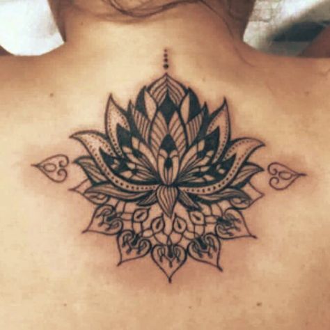 Newest tattoo - Lotus Flower, tying in my indonesian roots Indonesian Tattoo, Mandala Lotus Flower, Sugar Skull Tattoo, Tattoo Artists Near Me, Mandala Tattoo Sleeve, Studio Tattoo, Sugar Skull Tattoos, Fine Line Tattoo, Spiritual Tattoos