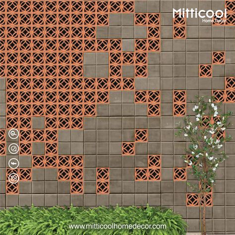 #MitticoolHomeDecor #Decor #terracottajaali #residence #architecture #terracotta #green #facade #facadedesign #detail #tropicalmodernism #tropicalarchitecture #bungalow #architectinranchi #architect #concretedesign #breezeblocks #jabalpur #bungalowdesign #clayjali #terracottajaliblocks #jalifacade #jali #architectinmp #residential #AtmanirbharBharat #Vocal4Local #makeinindia Terracotta Jaali Design, Terracotta Jali Elevation, Terracotta Jali Design, Jali Designs, Jaali Design, Mud House, Terracotta Clay, Entrance Design, I Cool