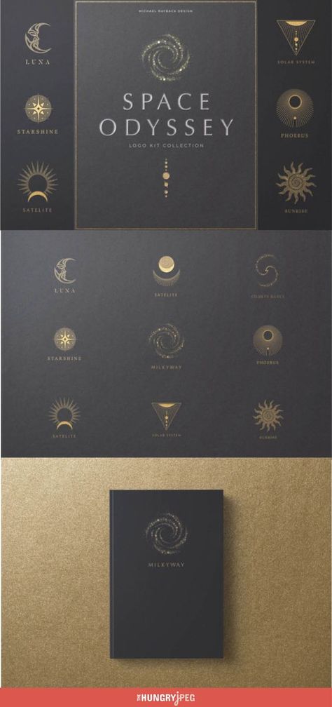 Space Odyssey Logo Collection Business fonts logos #businessfontslogos business fonts #businessfonts fonts #fonts font #font 4.509 Nomad Tattoo, Science Font, Graphic Design Terms, Symbol Ideas, Galaxy Logo, Magic Logo, Menu Design Inspiration, Space Font, Sign Fonts