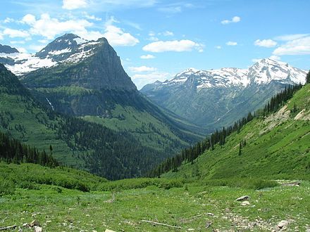 Dale- valley Fantasy Worldbuilding, Alpine Meadow, Surface Water, Above Ground Pool, Glacier National Park, Alam Yang Indah, Beautiful Mountains, In Ground Pools, Mountain Range