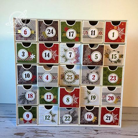 Christmas Countdown Advent Calendar Stanpin' Up! Uk Amanda Fowler Inspiring Inkin' Reusable Advent Calendar, Advent Calendar Boxes, Calendar Kit, Greek Isles, Advent Calenders, Diy Calendar, Diy Advent Calendar, Countdown Calendar, Advent Calendars