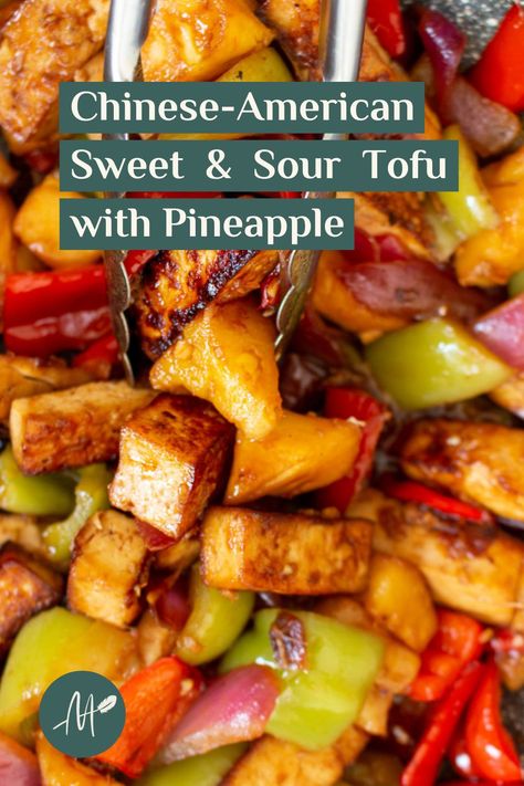 If you’re on the lookout for a quick, delicious, and vegan weeknight dinner, then I have just the dish for you: sweet and sour tofu with pineapple! This dish is my vegan take on the classic Chinese-American takeout dish, and I have a feeling you’re going to love it as much as I do! If you’re ready to make my recipe for vegan sweet and sour tofu with pineapple, let's get to it! #tofurecipes #vegan #veganrecipes #vegetarian Vegan Pineapple Recipes, Sweet Sour Tofu, Vegan Sweet And Sour, Sweet And Sour Tofu, Sticky Tofu, Sweet And Sour Recipes, Tofu Marinade, Tofu Curry, Tofu Recipes Vegan