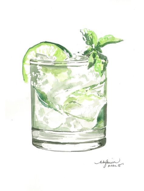 kepek a falamra Cocktail Illustration, Fashion Illustration Watercolor, Food Sketch, Watercolor Food, Cute Food Art, Food Painting, Illustration Food, Food Drawing, Watercolor Drawing