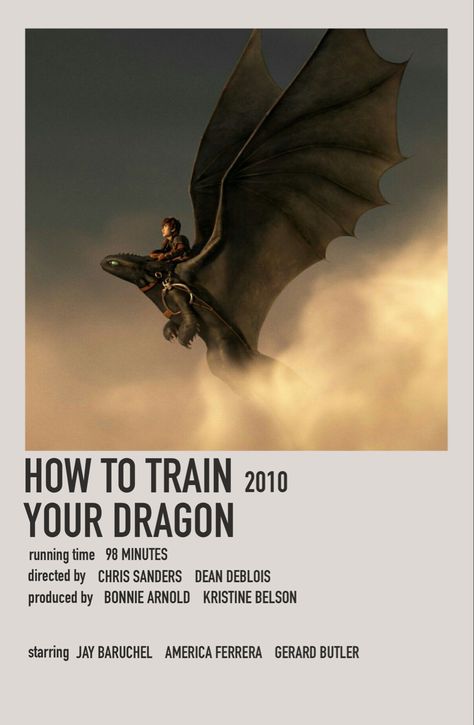 How To Train Your Dragon Polaroid Poster, How To Train Your Dragon Movie Poster, How To Train Your Dragon Poster, Httyd Poster, Movie Character Posters, Animated Movie Posters, Dragon Movies, Iconic Movie Posters, Movie Card