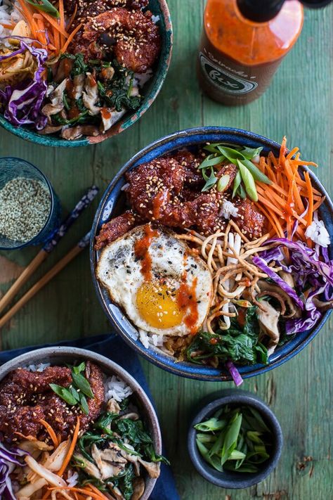 Fried Shrimp Rice, Crunchy Noodles, Koreansk Mad, Rice Bowls Healthy, Shrimp Rice, Healthy Rice, Shrimp And Rice, Half Baked, Fried Shrimp