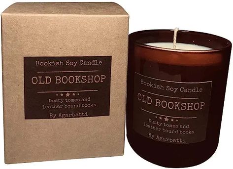 Handmade. 100% pure natural eco soy wax. Old Bookshop, Candle Book, Paraffin Candles, Buy Candles, Amber Jars, Book Candle, Bookish Gifts, Candle Containers, Etsy Candles