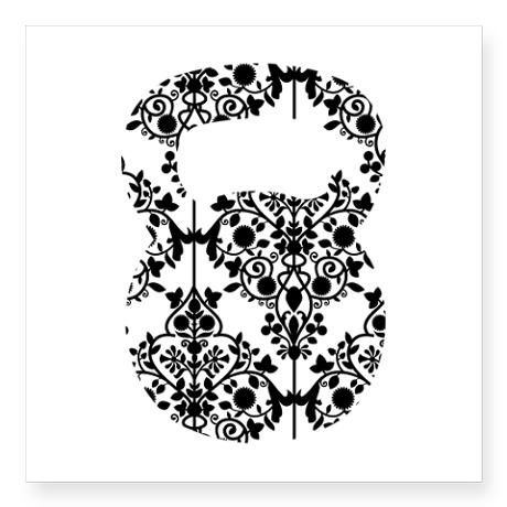 Damask Kettlebell Decal on Kettlebell Tattoo, Crossfit Tattoo, Crossfit Logo, Fitness Tattoos, Little Tattoos, Silhouette Projects, Peacocks, Life Tattoos, Powerlifting