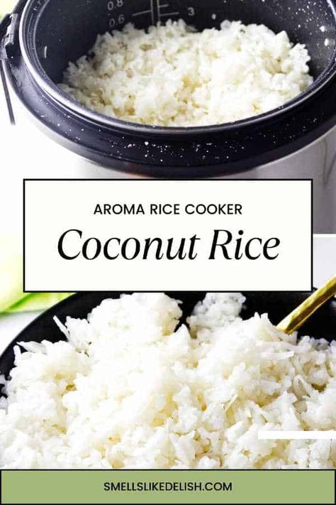 Making Coconut Rice in a rice cooker is a delicious and easy-to-make side dish that is perfect for any occasion. Coconut rice is a great way to add a touch of tropical sweetness to your meal. Coconut Rice In Rice Cooker Recipe, Coconut Rice Rice Cooker, Coconut Rice Recipe Rice Cooker, Cocunut Rice, Coconut Rice In Rice Cooker, Rice Cooker Coconut Rice, Thai Coconut Rice, Rice In Rice Cooker, Coconut Basmati Rice