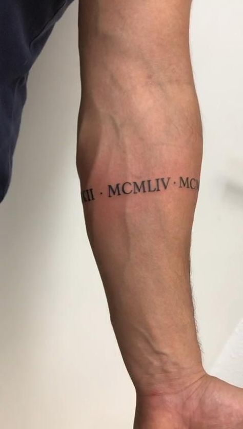 Sophie Tattoo Name, Roman Numeral Tattoo Men Bicep, Roman Numeral Tattoo Men, Arm Tattoo Ideas For Men, Arm Tattoo Ideas, Roman Numeral Tattoos, Tattoo Makeup, Wrist Tattoos For Guys, Black Girls With Tattoos