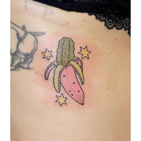 Cucumber Tattoo, Tattoo Shop, Paw Print Tattoo, Bananas, Cucumber, Tatting, Tattoo Ideas, Instagram Profile, Instagram Post