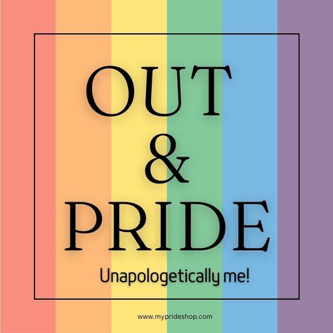 '''Out & pride'''

Celebrate love in all its forms. Spread positivity and acceptance. 

Reveal your truth, celebrate your pride!

#OutAndPride #EmbraceDiversity #LoveIsEqual #Pride2022 #LGBTQRights#LoveIsLove #Pride #Equality #LGBTQ+ #Acceptance #Diversity #Inclusion #LoveWins Lgbtq Acceptance, Pride Equality, Lgbtq Equality, Diversity Inclusion, Spread Positivity, Pride Parade, Celebrate Love, Celebrities