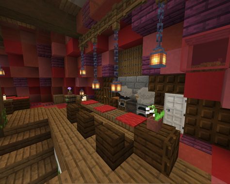 Minecraft Dinner Table, Goth Minecraft, Minecraft Kitchens, Table Table, Dinner Table, Minecraft, Stairs, Home Decor, Home Décor