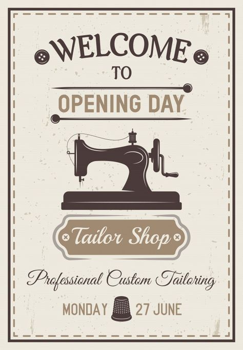 Tailor Logo, Sewing Logo, Sewing Shop, Sewing Factory, Zestaw Ikon, Etiquette Vintage, Craft Logo, Fotografi Digital, Showroom Interior Design