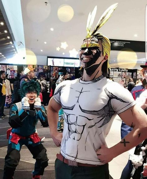 ALL MIGHT!!! All Might Cosplay, Bad Cosplay, Izuku Midoriya Cosplay, Bnha Cosplay, Deku Cosplay, Anime Cosplay Ideas, My Hero Academia Cosplay, Mha Cosplay, Awesome Cosplay