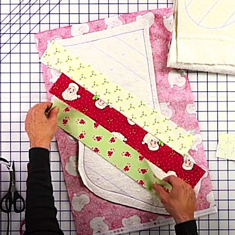 How To Make A Quilt As You Go Christmas Stocking - Easy Quilted Christmas Stocking Pattern - DIY Holiday Decor Ideas How To Make A Quilted Christmas Stocking, Quilt As You Go Stocking Pattern, Free Quilted Christmas Stocking Pattern, Easy Quilted Christmas Gifts, Easy Quilted Stocking Pattern, Making Christmas Stockings Tutorials, Quilt As You Go Christmas Stocking, Christmas Stocking Diy Ideas, Sewing Pattern For Christmas Stocking