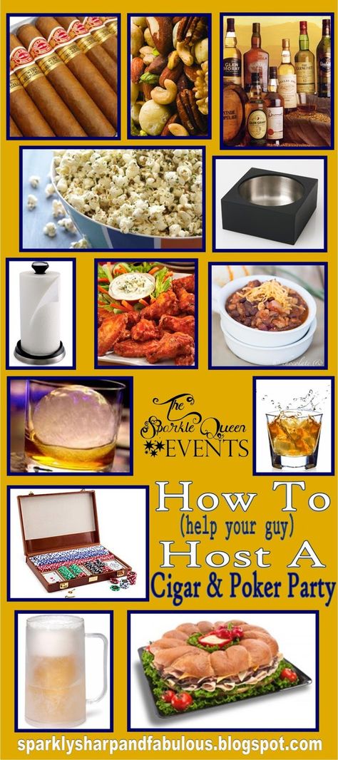 How To {help your guy} host a Cigar and Poker Party - A Sparkly Life for Me Adult Party Themes, Poker Party, Guys Night, Poker Night, Super Healthy Recipes, Casino Theme Parties, Appetizers For Party, Healthy Chicken Recipes, Party Inspiration