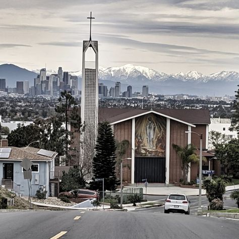 Baldwin Hills, CA #theoldneighborhood #home #ilovela #stbernadetteschurch Baldwin Hills, Black Glamour, Trip Destinations, I Love La, California Love, City Of Angels, Hollywood Glamour, City Life, Seattle Skyline