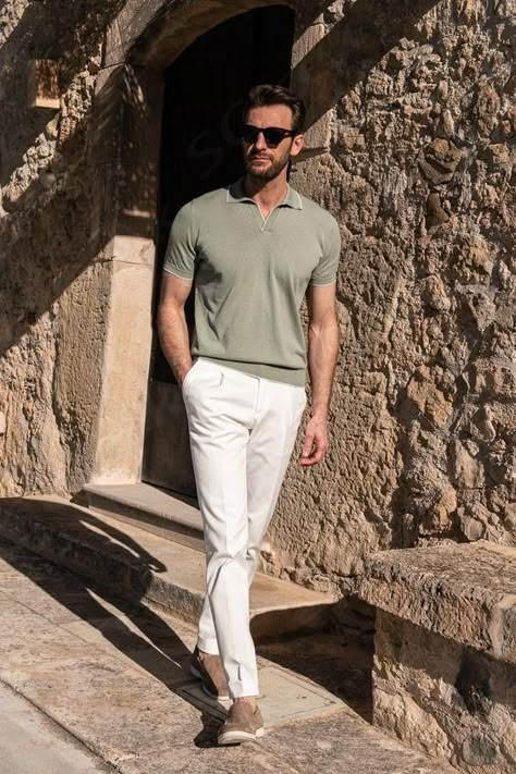 [Sponsored] We've Curated The 9 Best Old Money Outfits For Men. Check Out All The Products Via Our Website. #Oldmoneystyle #Oldmoney2023 #Oldmoneyaesthetic  ... daha fazla Man In Polo Shirt, Men Polo Shirt Outfit, Italy Mens Fashion, Office Old Money, Polo Outfit Men, Italian Mens Fashion, Italy Men, Old Money Fashion, Polo Shirt Outfits