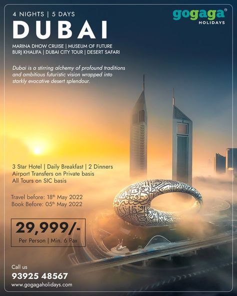 Travel Graphic Design, Tourism Design, Travel Creative, Dubai Holidays, Real Estate Marketing Design, Ads Creative Advertising Ideas, Presentation Design Layout, Dubai Tour, Tourism Day