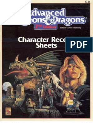 AD&D 2nd Edition - Core Rulebook - Player's Handbook | D20 System | Dungeons & Dragons Advanced Dungeons And Dragons, Small Arms, Dragon 2, Dungeons Dragons, Dungeons And Dragons Characters, Rpg Games, Monster Design, Character Sheet, Books To Read Online