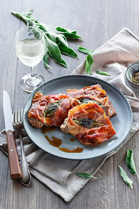 Saltimbocca alla romana - Rezept wie Original | Simply Yummy Filet Steak, Salmon Burgers, Tandoori Chicken, Steak, Chicken, Ethnic Recipes