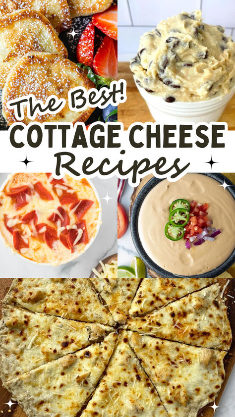 Whether you’re looking for a healthy protein-packed breakfast option, a satisfying snack, or a delicious addition to your main course, we have gathered an array of recipes that will inspire you to make the most of this nutritious dairy product. From savory to sweet, simple to gourmet, this round-up is filled with mouthwatering ideas that will take your love for cottage cheese to new heights. Using Cottage Cheese In Recipes, Recipes Using Cottage Cheese Healthy, Recipes Made With Cottage Cheese, Recipes With Cottage Cheese Healthy, Cottage Cheese Snacks, Recipes With Cottage Cheese, Recipes Cottage Cheese, Dry Cottage Cheese, Cottage Cheese Recipes Healthy