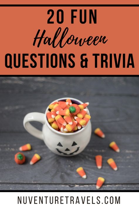 Halloween Conversation Starters, Team Ice Breakers, Meeting Ice Breakers, Ice Breakers For Work, Road Trip Questions, Halloween Questions, A Scary Movie, Types Of Candy, Halloween Party Dinner