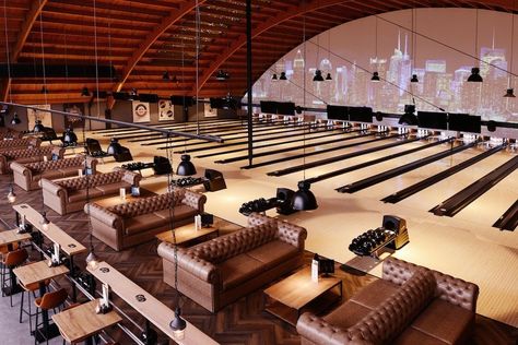 Indoor Bowling Alley, Cinema Room Design, Home Bowling Alley, Bowling Center, Creative Kids Rooms, Bowling Alley, Theatre Design, Cinema Room, Sports Wallpapers