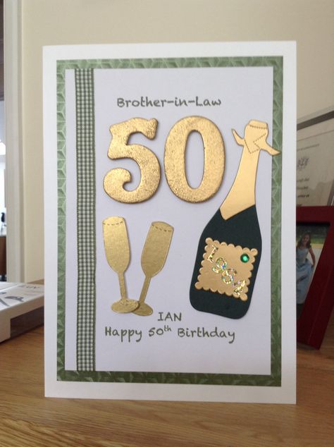 50th birthday card Happy 50th Birthday Cards Diy, 50th Birthday Card For Women, 50th Birthday Card Ideas For Women, 50th Birthday Cards For Women Handmade, 50th Birthday Cards For Men, 50th Birthday Cards For Women, 50th Anniversary Cards, Cards For Women, 50th Birthday Card