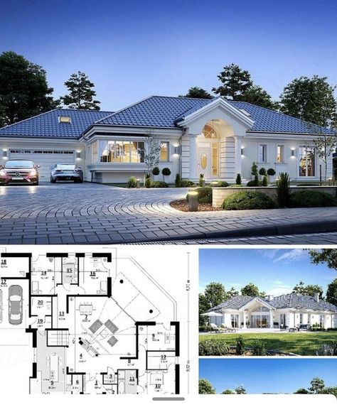 Pin by JOEL THUMBI on kisii osoro in 2022 | Beautiful house plans, Bungalow style house, House outside design Dream House Exterior Modern Beautiful, Dream House Exterior Modern, House Exterior Modern, Bungalow Style House, Villa Design Architecture, Villain Outfits, Classic Villa, Outfits Female, Modern Bungalow House