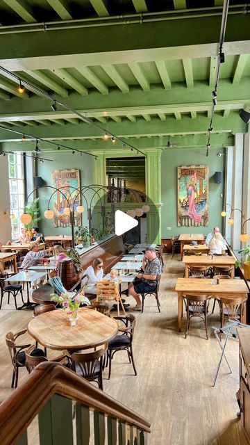 Amsterdam Food Guide on Instagram: "Historic Dutch Restaurant in Amsterdam 🇳🇱🍽️⚜️  📍Cafe Nieuw Amsterdam, Amsterdam Centraal 🍴Pastrami Sandwich, Crocque Madame, French Fries, Caesar Salad 🥧 Apple Pie 💸 €€-€€€  🇳🇱 If you’re in Amsterdam and craving a delightful blend of French and Dutch cuisine with a contemporary twist, Café Nieuw Amsterdam is your go-to spot! Nestled in the historic West-Indisch Huis on Haarlemmerstraat, this charming bistro offers a warm ambiance perfect for any time of day.  🌿 With a spacious interior, a cozy courtyard garden, and lively street-side seating, you can choose the perfect spot to relax. The building’s rich history dating back to the 17th century adds a unique charm to your dining experience.   🔍 Fun Fact: The café is housed in a building that was Cozy Courtyard, Cozy Cafe Interior, Salad Apple, Amsterdam Cafe, Dutch Cuisine, Amsterdam Food, Pastrami Sandwich, Food Activities, French Cafe