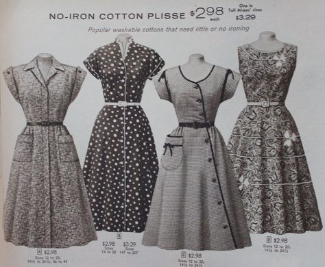 1950s House Dresses and Aprons History 1950s Fashion Women, 1950s House, Fitted Sheath Dress, House Dresses, Dress History, Shirtwaist Dress, Wrap Around Dress, 1950s Style, Sleeveless Dress Summer