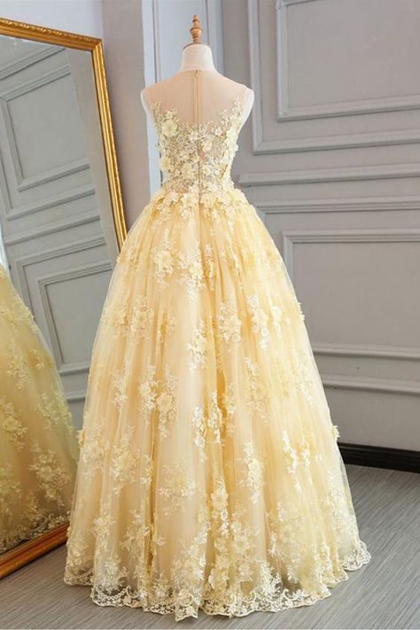 Gold Prom Dresses Long, Yellow Wedding Dress, Long Party Gowns, Yellow Evening Dresses, Halter Evening Dress, Cheap Prom Dresses Long, Gold Prom Dresses, Prom Dresses Yellow, A Line Evening Dress