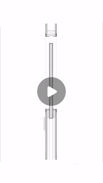 NIKO BY DESIGN | Frameless sliding pocket door - using @ez_concept frameless pocket door trim kit 

📸 Reference Photos design by
1. @ooaa_arquitectura 
2.... | Instagram Pocket Door Detail, Pocket Door Size, Pocket Door Detail Drawing, Sliding Door Detail Drawing, Pocket Door Edge Pull, Ooaa Arquitectura, Sliding Door Section Detail Drawing, Sliding Pocket Doors, Working Drawing