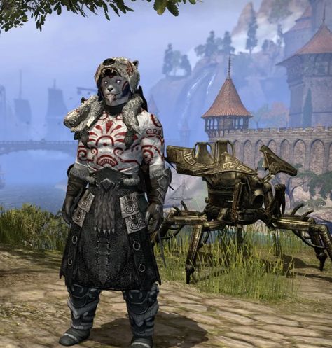 ESO Fashion | BladtheKat [XBox] (Elder Scrolls Online) Skyrim Special Edition Mods, Soul Patch, Skull Helmet, Elder Scrolls Art, Elder Scrolls Online, The Elder Scrolls, Bull Skulls, Elder Scrolls, Old Master