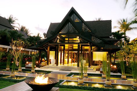 thai resort images | Amari Palm Reef Resort Chaweng Beach, Samui, Thailand Thailand House Design Modern, Thailand House Design, Modern Thai House, Modern Chinese Architecture, Thai Resort, Thailand House, Thai House Design, Koh Samui Hotel, Asian Interior Design