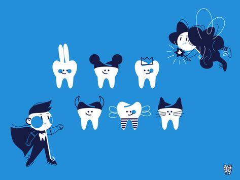 Dental Illustration, Dentist Branding, Kids Dentist, Dental Logo, Dental Kids, Dental Art, Dental Clinic, Global Community, Creative Professional