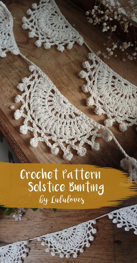 Crochet Bunting, Crochet Garland, Crochet Wall Hangings, Crochet Blog, Crochet World, Crochet Diy, Crochet Stitch, Crochet Edging, Crochet Home