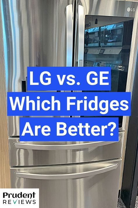 LG vs. GE Refrigerators: 8 Key Differences & How to Choose Lg Kitchen Appliances, New Refrigerator, Lg Appliances, Ge Refrigerator, Refrigerator Lg, Ge Appliances, Appliance Repair, Building A New Home, Ice Maker