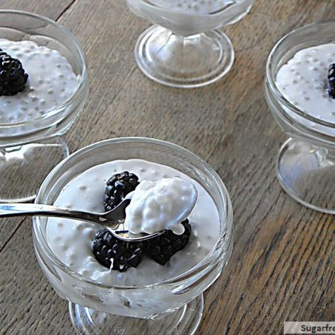 Homemade Tapioca Pudding [Sugar & Gluten Free with Dairy Free Option] Homemade Tapioca Pudding, Tapioca Dessert, Tapioca Recipes, Tapioca Pudding, Sugar Free Pudding, Kid Friendly Snack, Paleo Sweets, Light Desserts, Dairy Free Options