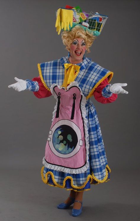 The Gallery - Chris Hayward Pantomime Dame Costume, Aladdin Costume, Carnaval Costume, Pantomime, Theatre Costumes, Clown Costume, Stage Costume, Carnival Costumes, Fantasy Dress