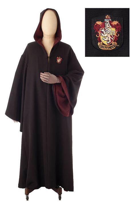 Image for Gryffindor™ Adult Robe from UNIVERSAL ORLANDO Wizarding Robes Harry Potter, Auror Robes Harry Potter, Harry Potter Cloak, Harry Potter Gryffindor Robe, Harry Potter Pjs Gryffindor, Hogwarts Robes, Harry Potter Robes, Harry Potter Hoodie, Harry Potter Universal Studios