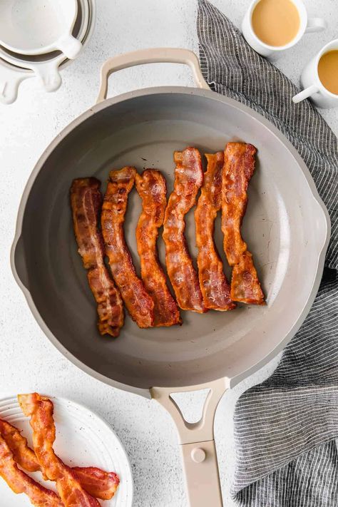 How To Cook Bacon On The Stove, How To Cook Bacon, How To Fry Bacon, Perfect Bacon, Make Bacon, How To Make Bacon, Pork Bacon, Bacon Lover, Cooking Bacon