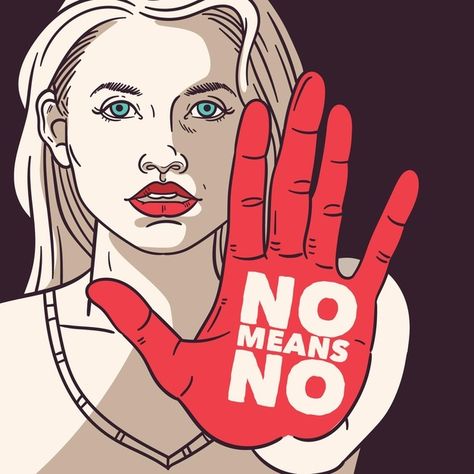 Women Harrasment Poster, Woman Rights Painting, No Means No, Women Safety Poster Drawing, Woman Safety, Feminism Poster, Women Safety, Women Feminism, Fashion Design Drawing