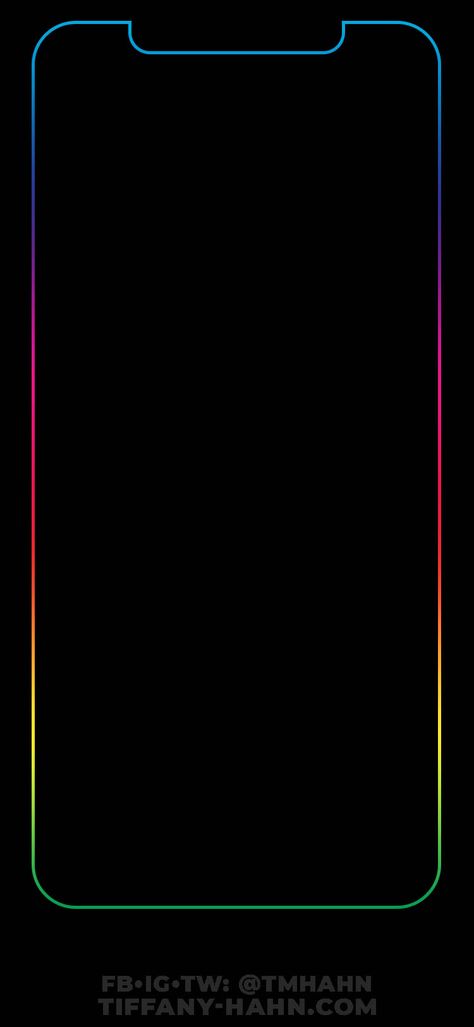 This wallpaper will perfectly fit the iPhone XS Max in ZOOMED mode (Settings > Display & Brightness > View: Zoomed). The outline a rainbow gradient. The inside is solid black. My "credit" at the bottom will NOT be seen while in use. It is intended for use as a home screen wallpaper. I have also created complimentary lock screen wallpapers for this one, as well. Iphone Wallpaper Outline, Xs Max Wallpaper Hd 4k, Bright Wallpaper Iphone, Rainbow Outline, Outline Wallpaper, Iphone Red Wallpaper, Whats Wallpaper, Wallpaper Winter, Wallpaper Images Hd